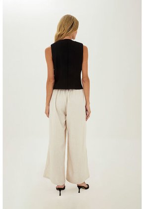 Pantalon Colette Beige Mercedes Campuzano