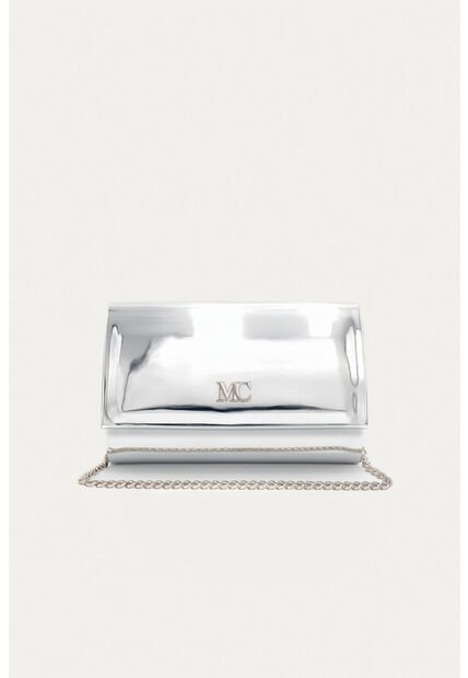 Cartera Amaya Plateada Mercedes Campuzano