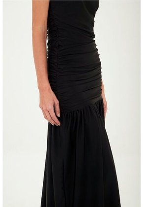 Falda Larga Claudine Negro Mercedes Campuzano