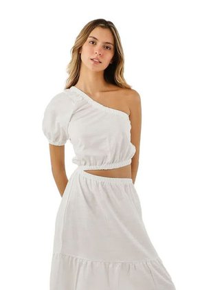 Vestido Largo Cala Blanco Mercedes Campuzano