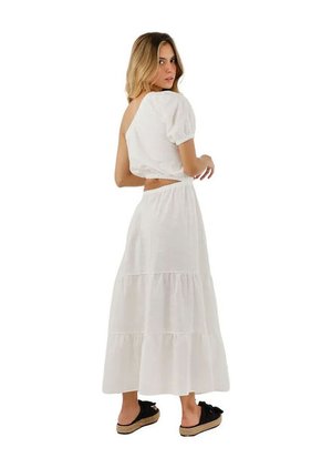 Vestido Largo Cala Blanco Mercedes Campuzano