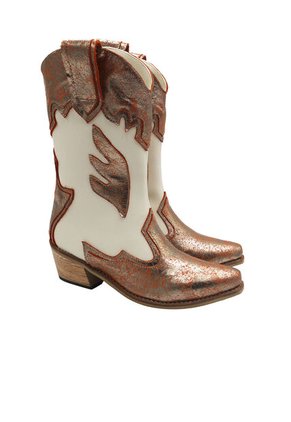 Bota Texana Belle Marfil Mercedes Campuzano