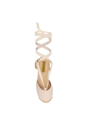 Spadrilla Plataforma Beige Mercedes Campuzano