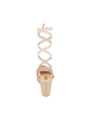 Spadrilla Plataforma Beige Mercedes Campuzano