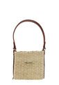 Cartera Basket Beige Mercedes Campuzano de Mercedes Campuzano