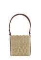Cartera Basket Beige Mercedes Campuzano de Mercedes Campuzano