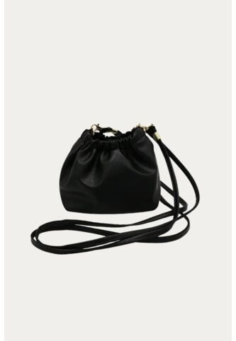 Bandolera Charm Negro Mercedes Campuzano Mercedes Campuzano