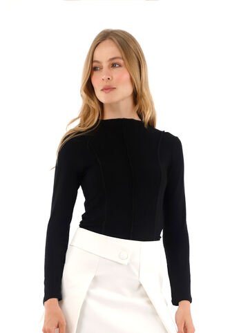 Buzo Tellus Negro Mercedes Campuzano Mercedes Campuzano