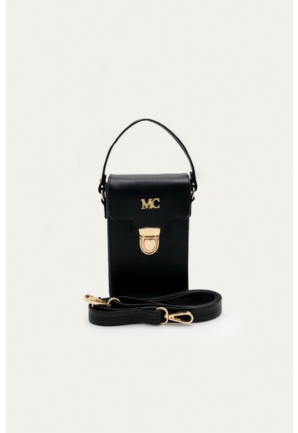 Bandolera Celeste Negro Mercedes Campuzano