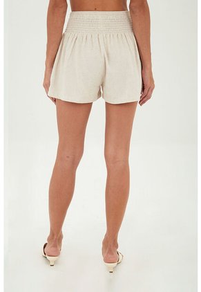 Short Fiora Beige Mercedes Campuzano