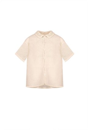 Camisa Seyla Beige Mercedes Campuzano