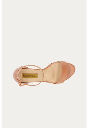 Sandalia Tacón Chin Nude Mercedes Campuzano