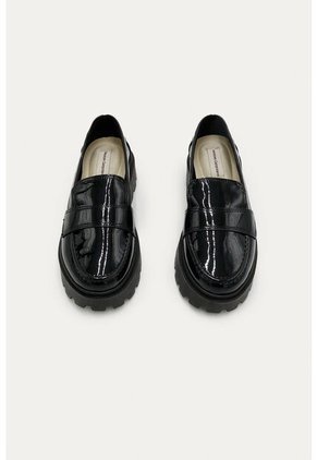 Mocasin Dafne Negro Mercedes Campuzano