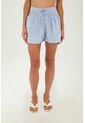 Short Fiora Azul Mercedes Campuzano de Mercedes Campuzano