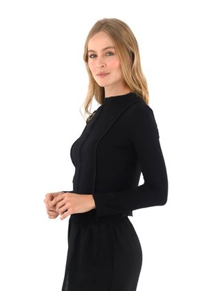 Buzo Tellus Negro Mercedes Campuzano