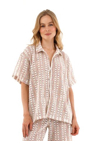 Camisa  Harlow Multicolor Mercedes Campuzano Mercedes Campuzano