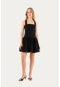 Vestido Corto Mystic Negro Mercedes Campuzano de Mercedes Campuzano