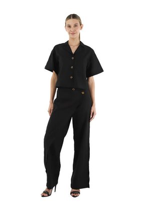 Camisa Charlize Negro Mercedes Campuzano