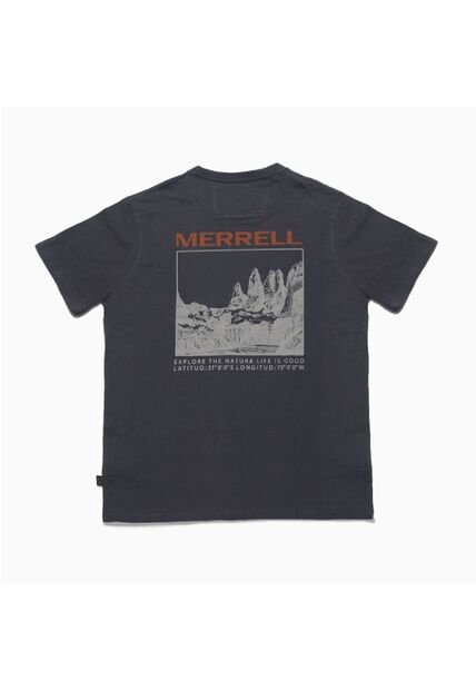 Camiseta Hombre Merrell T-SHIRT SHORT SLEEVE Gris Merrell