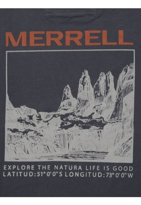 Camiseta Hombre Merrell T-SHIRT SHORT SLEEVE Gris Merrell