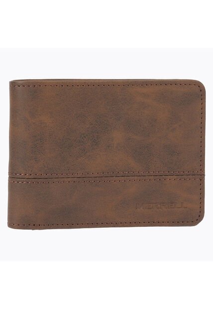 Billetera Hombre Merrell BOSTON RECYCLED LEAT Marron Merrell