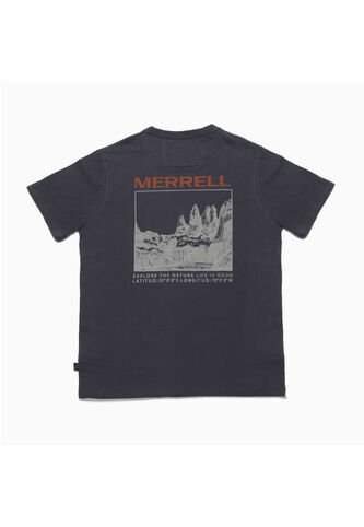 Camiseta Hombre Merrell T-SHIRT SHORT SLEEVE Gris Merrell Merrell