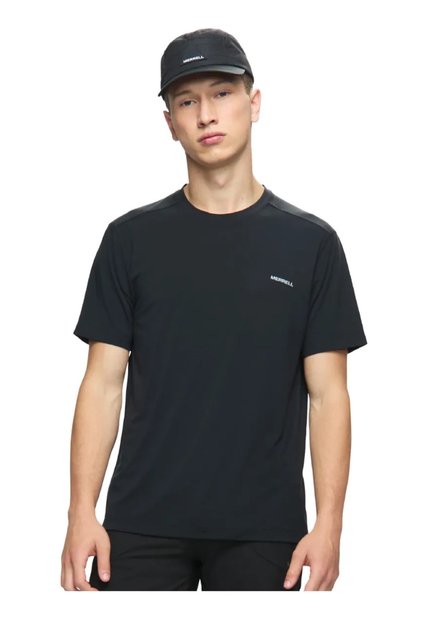 Camiseta Hombre Merrell Vista Tencel Tee Negro Merrell