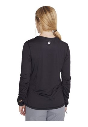 Camiseta Negro Mujer LONG SLEEVE FIRST LA WFL001-AN4 Merrell