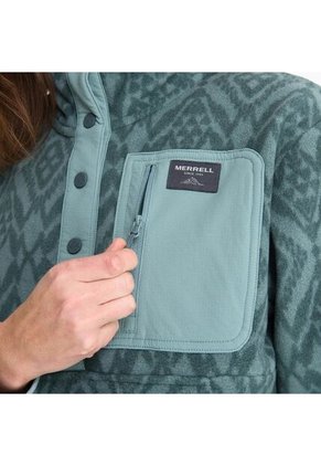 Chaqueta Mujer Merrell MID SNAP BUTTON MICR Multicolor Merrell