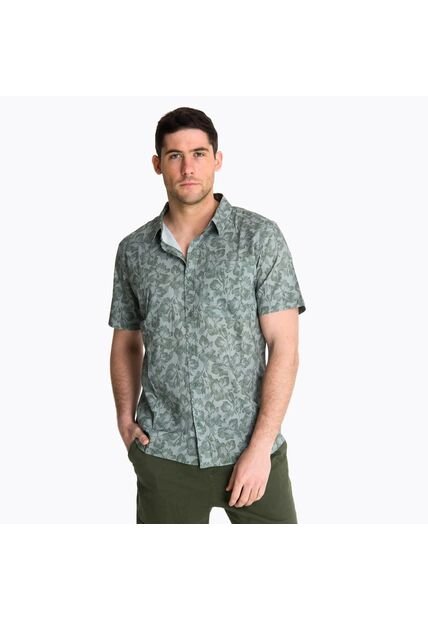 Camisa Hombre Merrell SHIRT SHORT SLEEVE B Gris Merrell