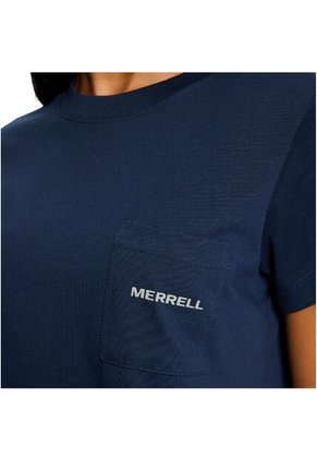 Camiseta Mujer Merrell W-RELAXED PKT TEE Azul Merrell