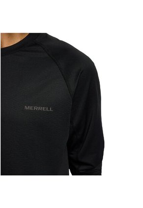 Buzo Hombre Merrell TECH LS TEE Negro Merrell