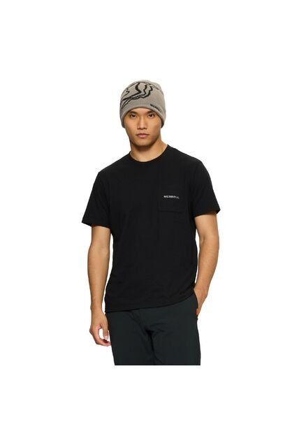Camiseta Hombre Merrell RELAXED PKT TEE Negro Merrell