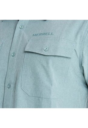 Camisa Hombre Merrell SPORT SHIRT SHORT SL Multicolor Merrell