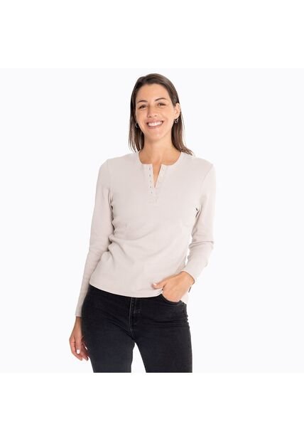 Camiseta Manga Larga Mujer Merrell RIB LONG SLEEVE Multicolor Merrell