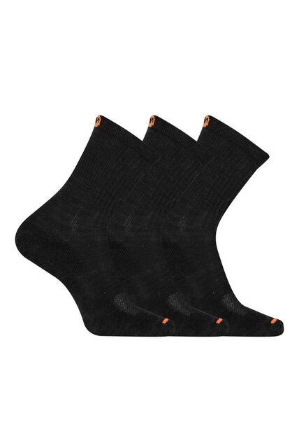 MEDIAS MERRELL HOMBRE NEGRA COTTON CREW 3PK MEA33564C3B2R01-N11 Merrell