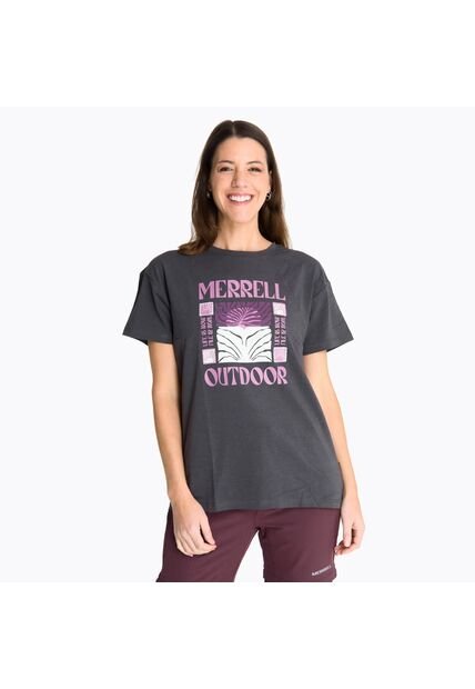 Camiseta Mujer Merrell T-SHIRT SHORT SLEEVE Gris Merrell