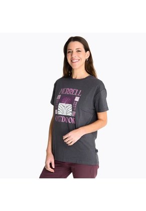 Camiseta Mujer Merrell T-SHIRT SHORT SLEEVE Gris Merrell