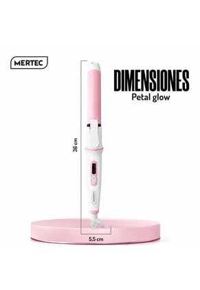 Plancha Rizadora Mertec 2 En 1 Petal Glow