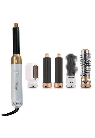 Cepillo Secador Multifuncional Mertec 5 En 1 MT-019W Blanco Mertec