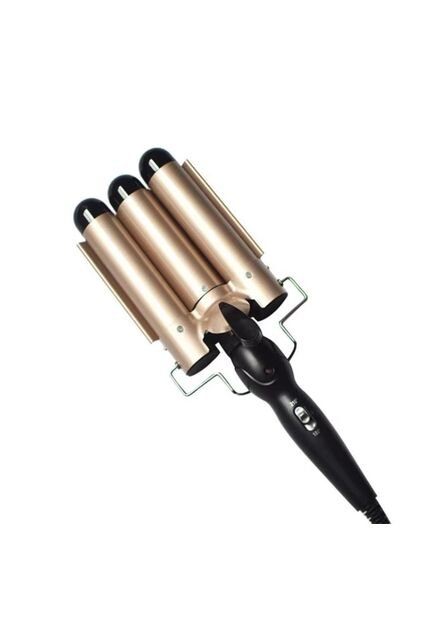 Rizadora Tipo Wafflera Para El Cabello Dorado