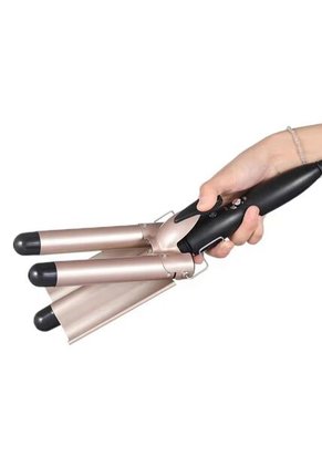 Rizadora Tipo Wafflera Para El Cabello Dorado