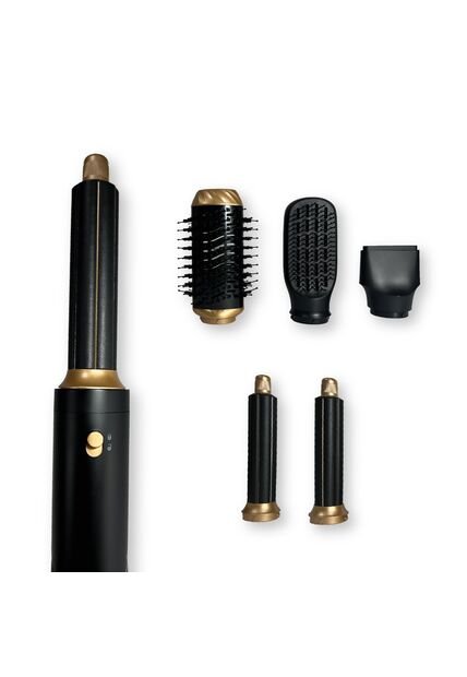 Cepillo Secador Multifuncional MERTEC 5 En 1 MT-039B Negro