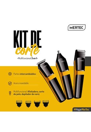 Kit De Corte MERTEC MT-032B 9 Piezas Negro