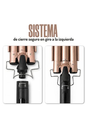 Rizador Para El Cabello Mertec 5 En 1 Velvet Rose