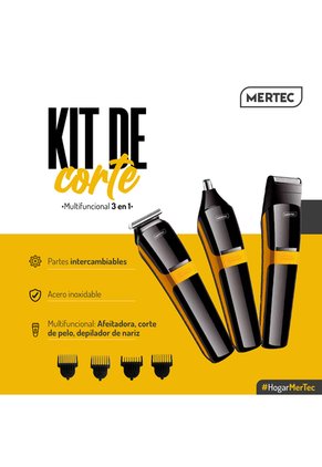 Maquina De Afeitar Mertec 9 Piezas 