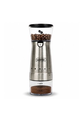 Molino De Café Mertec Portátil Recargable USB Acero Inoxidable