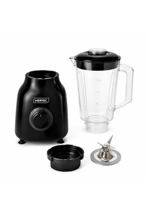 Licuadora Mertec 2 Litros Vaso Plástico 2 Velocidades Negro