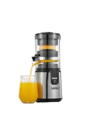  Exprimidor De Cítricos Mertec Eléctrico Y Automático Acero Inoxidable 350ml