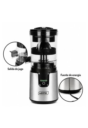  Exprimidor De Cítricos Mertec Eléctrico Y Automático Acero Inoxidable 350ml